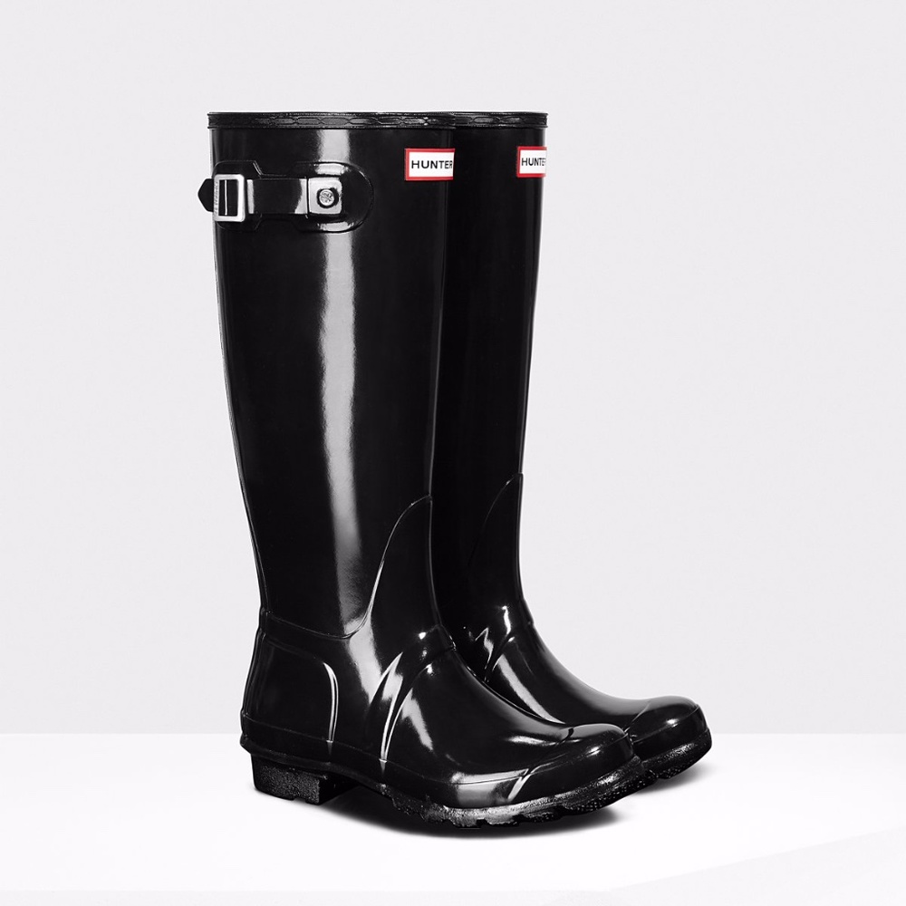 HUNTER Original Tall Gloss Rainboots - Picture 7 of 8
